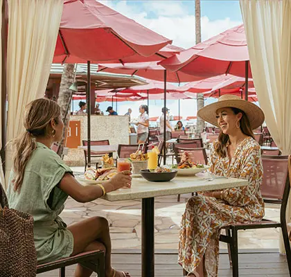 Photo of two people dining at Mai Tai Bar